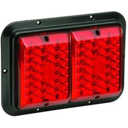 Bargman Bargman 47-84-610 Taillight No. 84 Led Surface Mount Red; Red; Black Base; 10.50 x 7.50 x 2 in. 47-84-610
